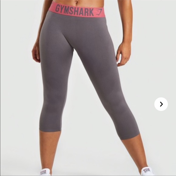 Gymshark Gray Seamless Crops - Picture 8 of 8